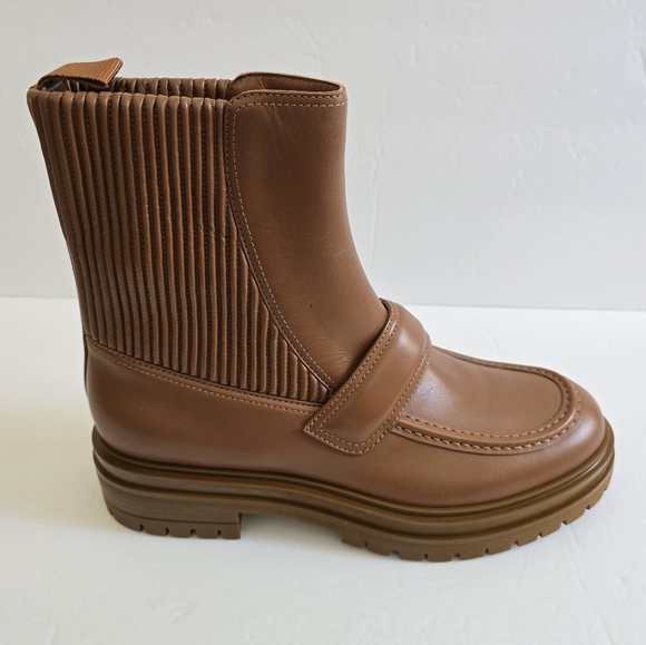 Gianvito Rossi Leather Ankle Boots Brown Size 39.5 - Picture 2 of 7